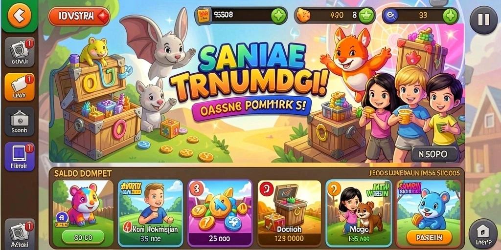 Sistem reward yang menarik untuk pemain aktif.