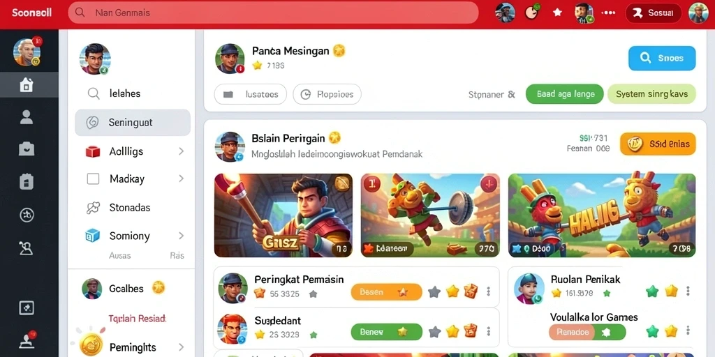 Momen seru saat bermain dengan teman-teman.
