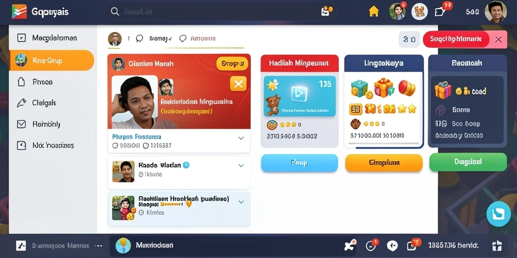 Sistem hadiah yang menarik untuk pemenang.