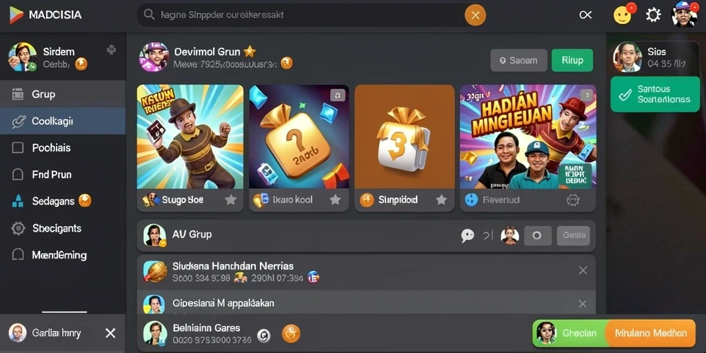 Pengalaman multiplayer yang seru dan interaktif.