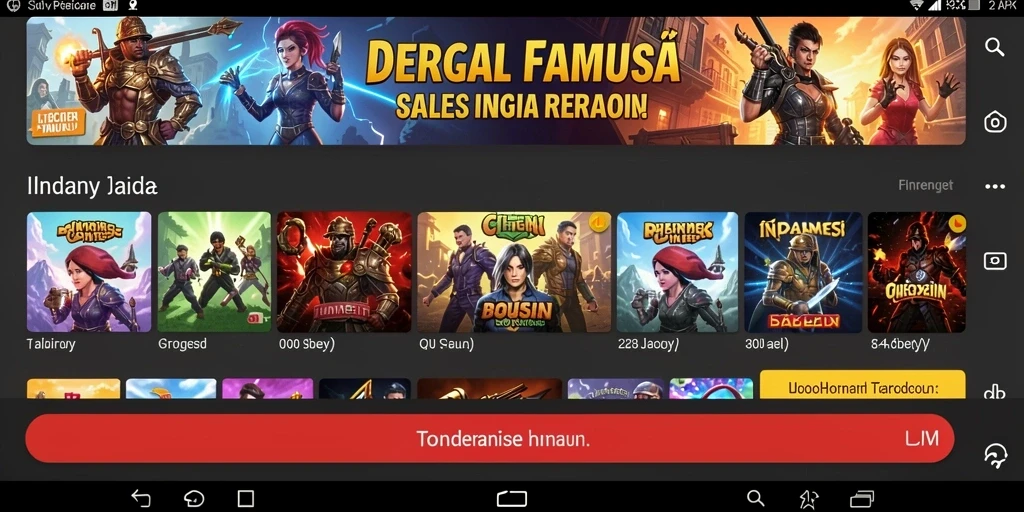 Grafis yang menawan dan penuh warna.