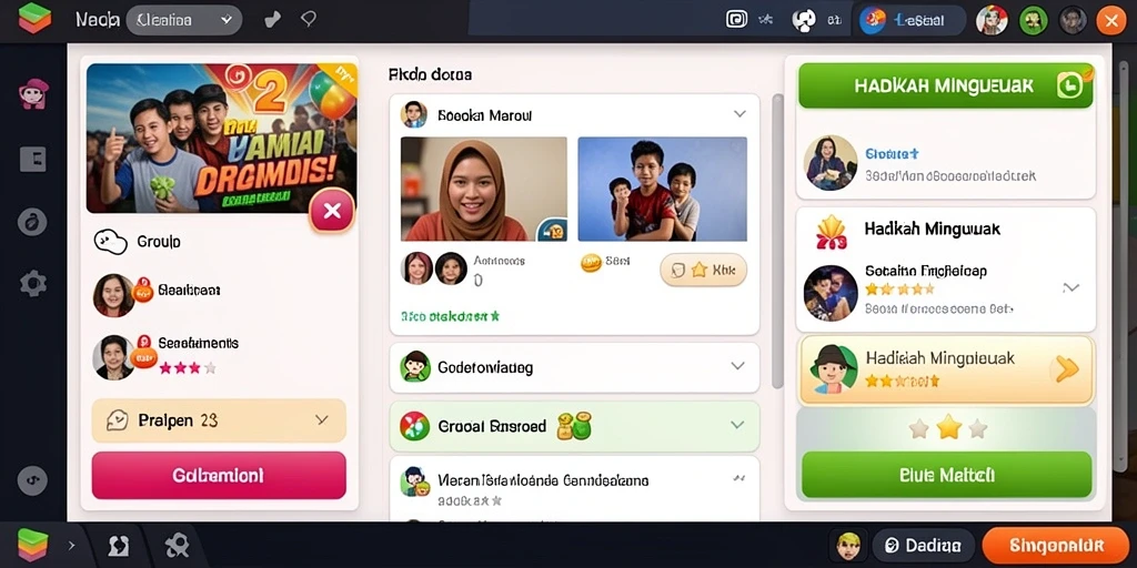 Interaksi multiplayer yang meningkatkan keseruan di game.