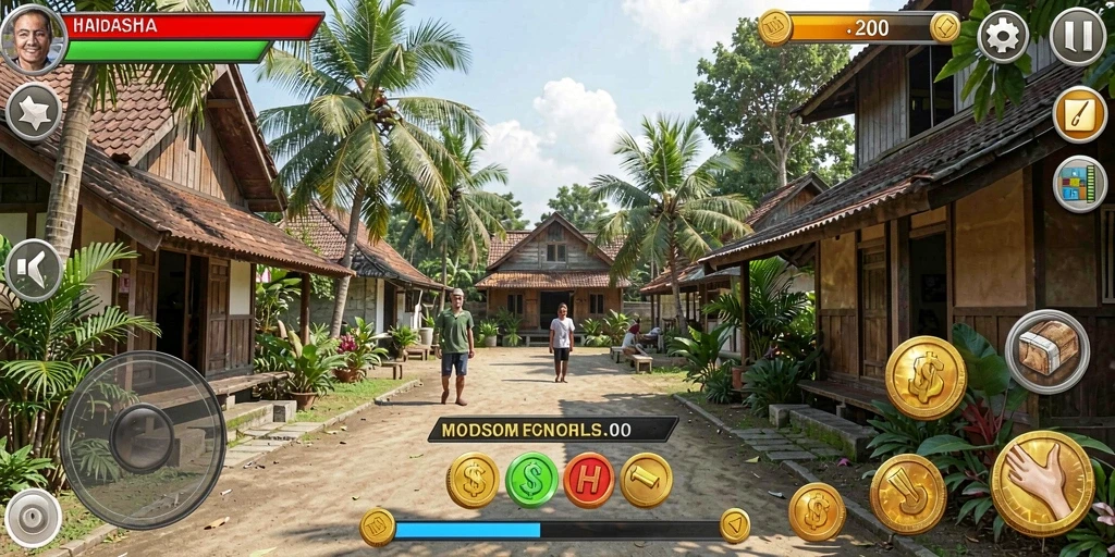 Fitur multiplayer yang memungkinkan bermain dengan teman.