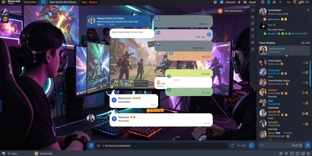 Screenshot yang menunjukkan fitur komunitas dan papan peringkat.