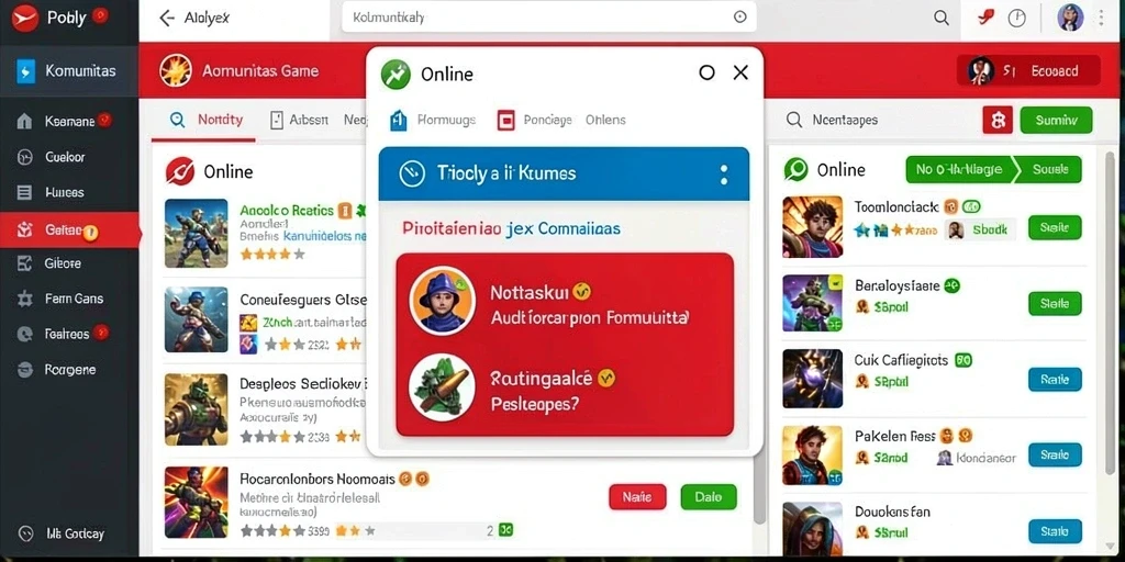 Fitur multiplayer yang memungkinkan interaksi antarpemain.