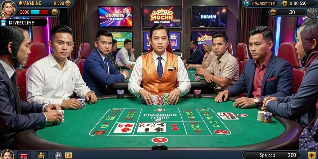 Fitur chat untuk berinteraksi dengan pemain lain.