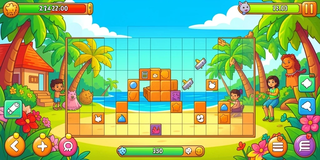 Screenshot menampilkan koleksi game yang beragam.